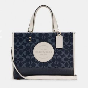 NWT Coach Dempsey Carryall in Sig Jacquard w Patch